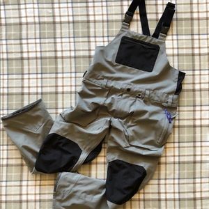 L VOLCOM bibs pants snowboard ski waterproof
